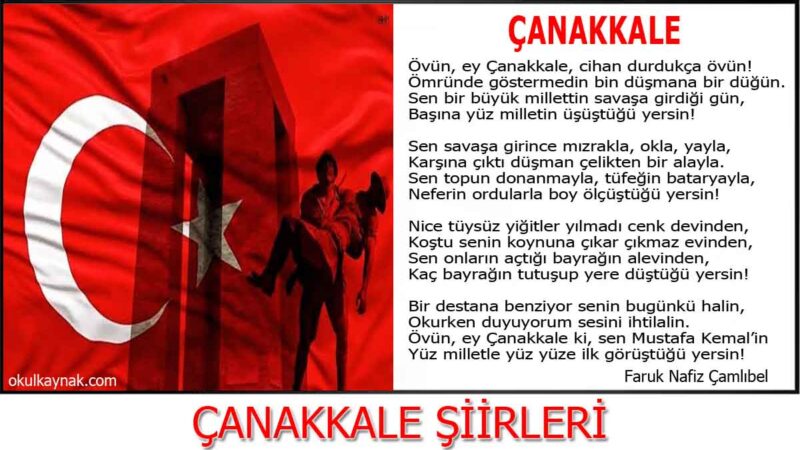 Çanakkale İle İlgili Şiirler| Kısa, Uzun|1,2,3,4,5,6 Kıtalık Çanakkale İle İlgili Şiirler| Kısa, Uzun|1,2,3,4,5,6 Kıtalık